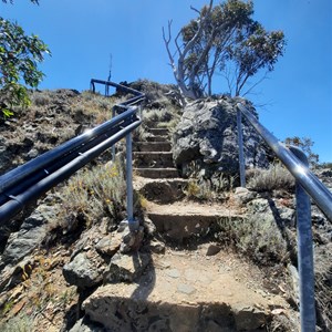 Some steep steps