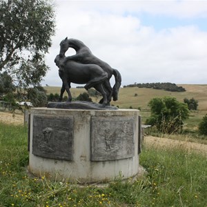 Brumbies sculpture