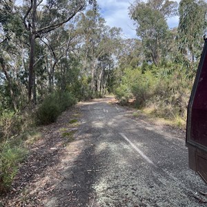 Old road pull off