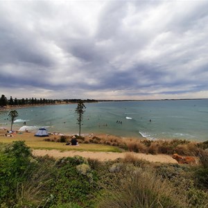 View from along coastal walk