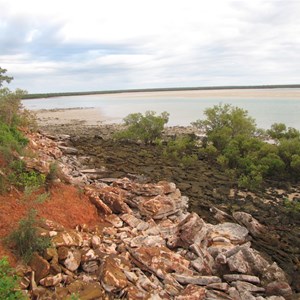 Cliffs at low tide