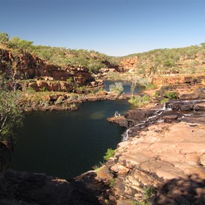 Downstream from plungepool