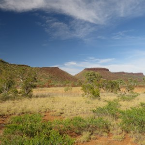 Western slopes of the Mt House complex