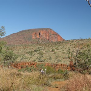 View walking into Lennard Gorge