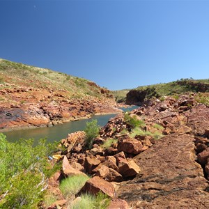 The Fitzroy enters the Gorge