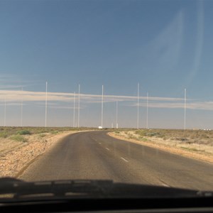Aerial towers  for VLF radio