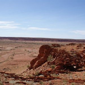 Looking across to Miles Ridge from the Broadhurst Ranges