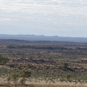 3 sisters seen from the ridge above Hanging rock