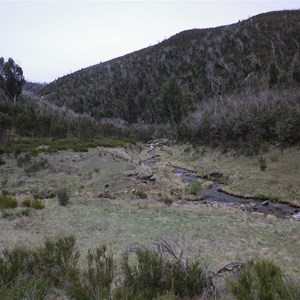 Clear Ck at campsite