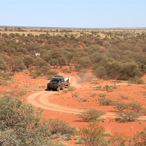 Access Track viewed from the knob (looking west)