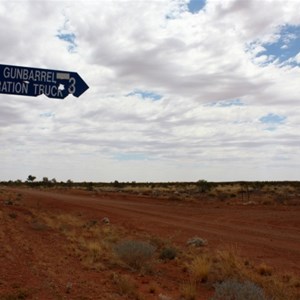 Kiwirrkurra intersection at Gary Junction Road