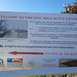 Centre sign