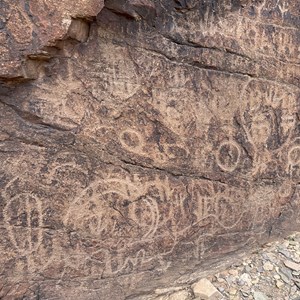 Extensive engravings