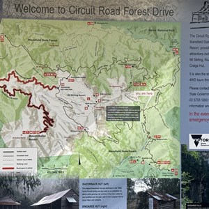 Information sign - Circuit Road Forest Drive