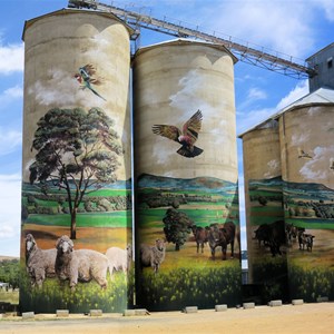 Grenfell Silo Art