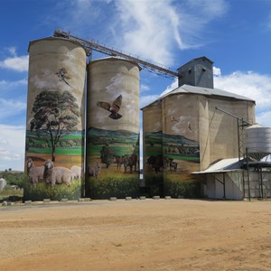 Grenfell Silo Art