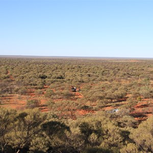 Gibson Desert to the east of McPherson Pillar (Viewed from the top of the pillar)