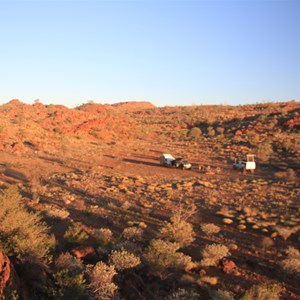 Camped in the Cavenagh Range