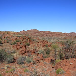 Cavenagh Range and Fort Welcome (Giles 1874)