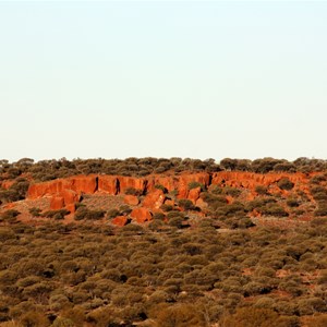 view from the top of Hanns Tabletop Hill