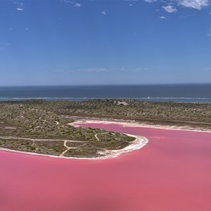 Aerial over Port Gregory