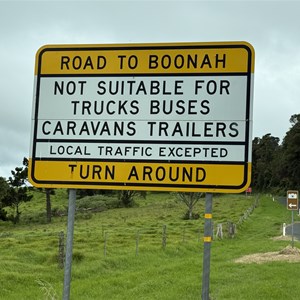 Turn around signs