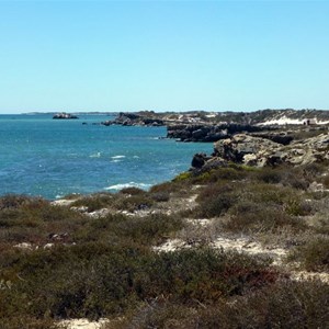 Looking north from Point Louise