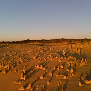 Golden hour by drone