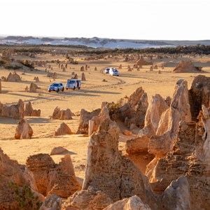 Self-drive track at Pinnacles