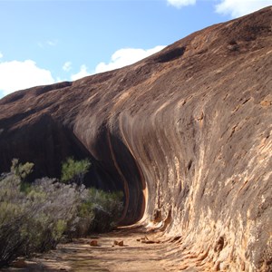 Part of The Wave at Elachbutting Rock