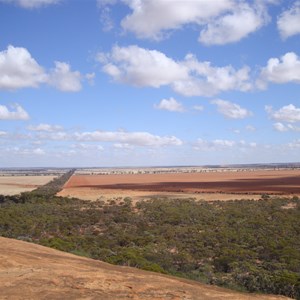 Veiw from top of Elachbutting Rock