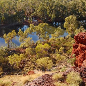 Fortescue River from Cliff Top Lookout