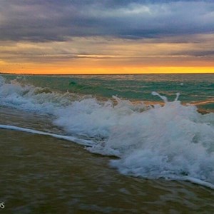 Beautiful Sunset Wave