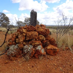 Point Sunday Cairn and marker