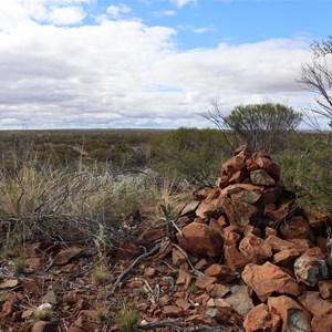 Cairn on top of Mount Robinson