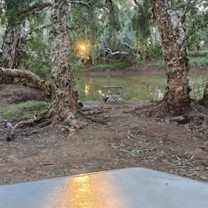 Burke River free camp