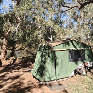 Burke River free camp