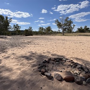 Riverside campsite