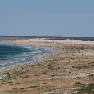 View west from Wilson Bluff to sandhills