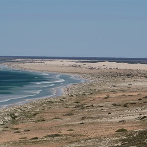 View west from Wilson Bluff to sandhills