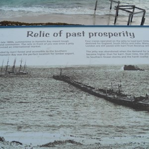 Hamelin Bay interpretive sign