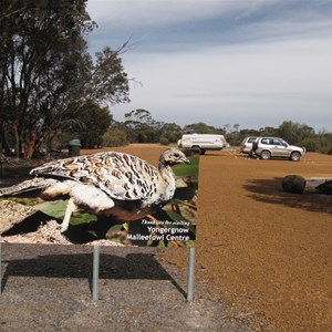 Malleefowl Centre sign