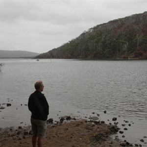 Overlooking Walpole Inlet at the channel