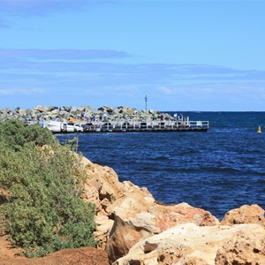 Hopetoun Jetty on the West side.