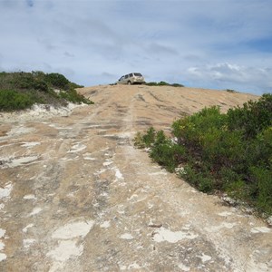 Easy rock climbing