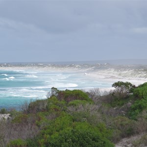 View to shipwreck