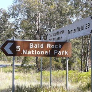 To Bald Rock NP