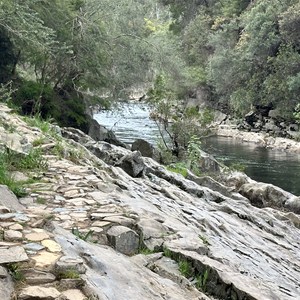 Bright canyon walk