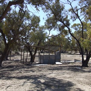 Ruins of old infrastructure at the Nearie Lake Nature Reserve