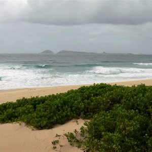 The beach in Myall Lakes NP